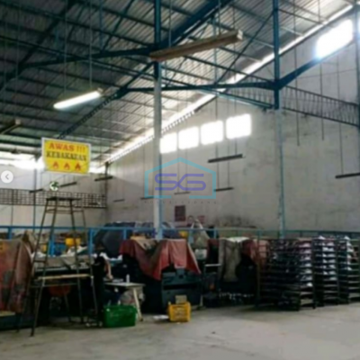 Dijual Gudang Ex Pabrik di Sidoarjo Jawa Timur Hadap Jalan Raya Luas Tanah 25000m2