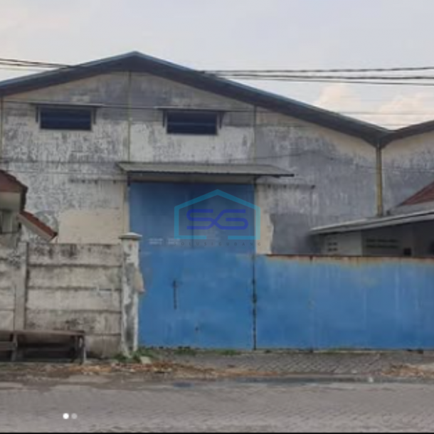 Disewakan Gudang ada PDAM Area Margomulyo Surabaya Jawa Timur LB 1000m2-1