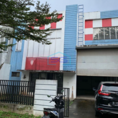 Disewakan Gudang di Pergudangan Taman Tekno Serpong Tangerang Sudah Renovasi SHM LT 540m2-1