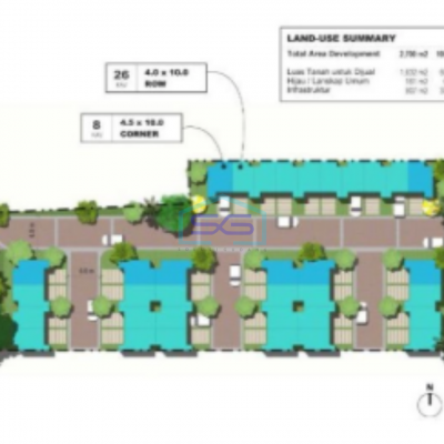 Dijual Tanah di Jl Melati Tanah Tinggi Tangerang Kota SHM LT 2609m²