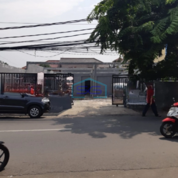 Dijual Tanah Kavling Ada Bangunan Gudang di Pinggir Jl Duri Kosambi Raya Cengkareng Jakarta Barat-1