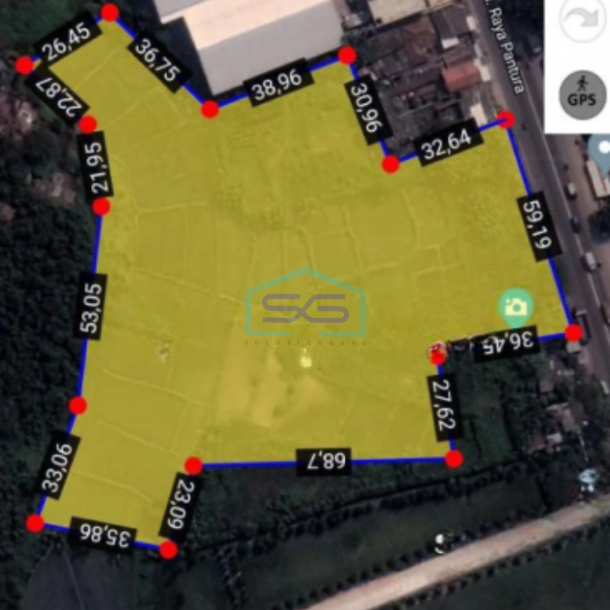 Dijual Tanah di Jalan Utama Negara Cikande Serang Banten SHM LT 11308 m²-1