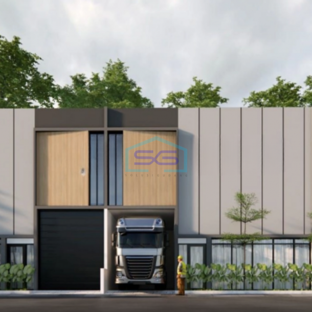 Dijual Gudang di Komplek Pergudangan di Teluk Naga Tangerang Sudah Renovasi SHM LT 240m2-1