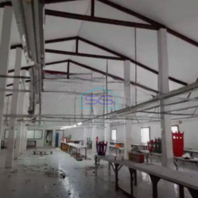 Dijual Gudang Ex Pabrik Lokasi Strategis di Bojong Sari Depok Luas Bangunan 1000 m²