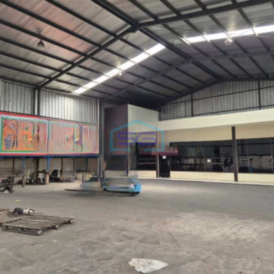 Dijual Gudang Luas Bangunan 3375 m² Lokasi Pinggir Jalan Raya Cileungsi Bogor