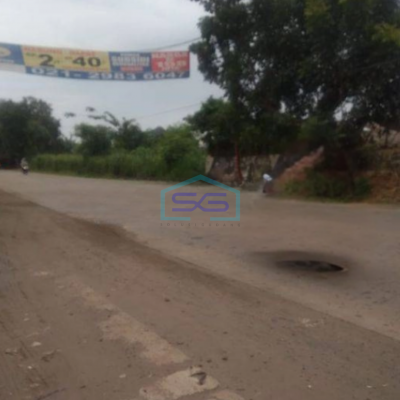 Dijual Tanah di Pinggir Jalan Raya Desa Padurenan Gunung Sindur Bogor LT 32000m2