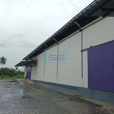 Disewakan Gudang LB 1080m2 Pas Buat Distributor Logistik Ekspedisi di Minahasa Utara