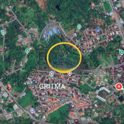 Dijual Tanah 5 H Samping Perum GRITMA Jl Adipura Dekat Bandara Mapanget, Manado Luas Tanah (PxL)  50000 m²