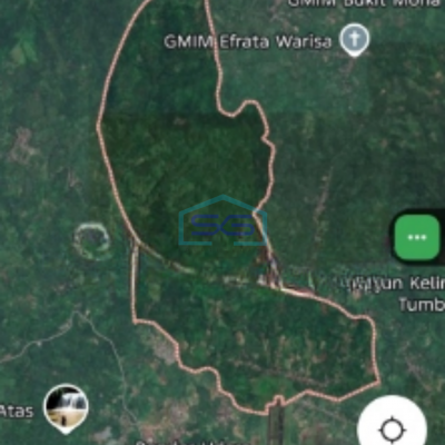 Dijual Tanah 16hektar Di Wusa Dekat Bandara Samrat Minahasa Utara Luas Tanah (PxL)  160000 m²