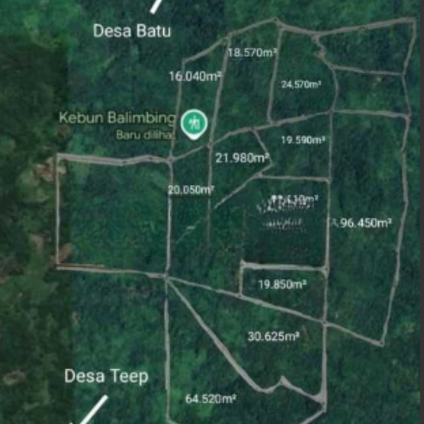 Dijual Tanah Di Likupang Cocok Buat Perkebunan Likupang Timur, Minahasa Utara Luas Tanah (PxL)  700000 m²-1