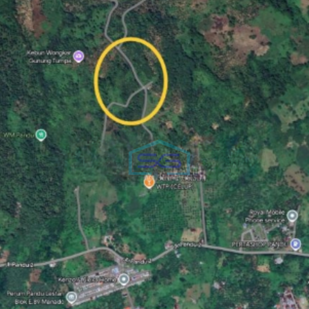 Dijual Tanah 10~20 H Di Pandu Cocok Buat Kantor Gudang Mapanget, Manado Luas Tanah (PxL)  110000 m²-4