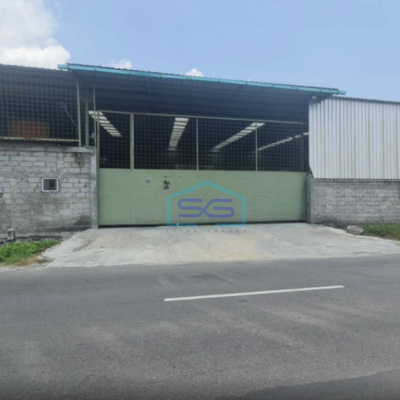 Dijual Gudang Strategis Zona Kuning Pinggir Jalan Raya Solo Sukoharjo Luas 2569m2