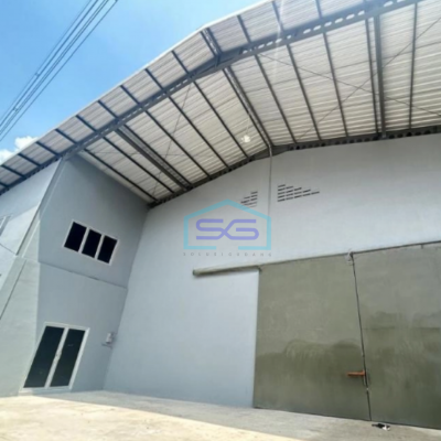 Disewakan Gudang Bangunan Baru Luas Tanah  1600 m² Lokasi Bebas Banjir di Tangerang