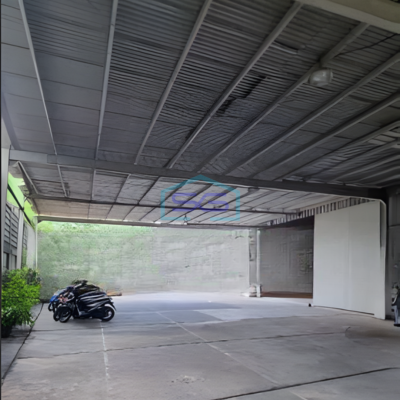 Disewakan Gudang Lokasi Bebas Banjir di Petir Tangerang Luas Bangunan 1000 m²