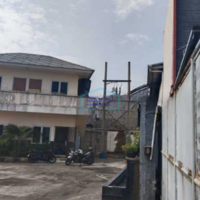 Dijual Gudang Ada Kantor Luas Tanah  5285 m² Lokasi di Jurumudi Tangerang