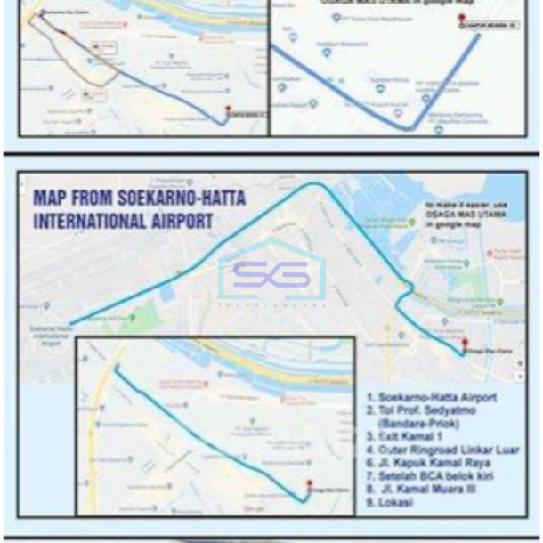 Dijual cepat gudang lokasi strategis di Kamal Muara-9
