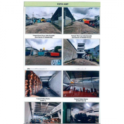 Dijual cepat lelang gudang murah di Dadap, Tangerang