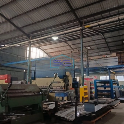 Dijual Gudang Ada Kantor Luas Bangunan  5500 m² Lokasi Legok Tangerang