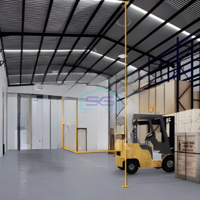 Dijual Gudang Baru LB 276m2 HGB di Pergudangan Gedangan Taman Sidoarjo