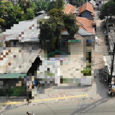 Dijual Cepat Tanah Beserta Bangunan Posisi Pinggir Jalan Raya di Tangerang Selatan LT 2200m2