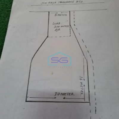 Dijual Tanah Strategis di Pinggir Jalan Raya Serpong Utara Tangerang Selatan Luas 1000m2
