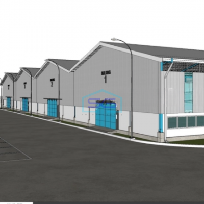 Disewakan Gudang Baru Siap Pakai Luas Bangunan 1440m2 di Sepatan Tangerang