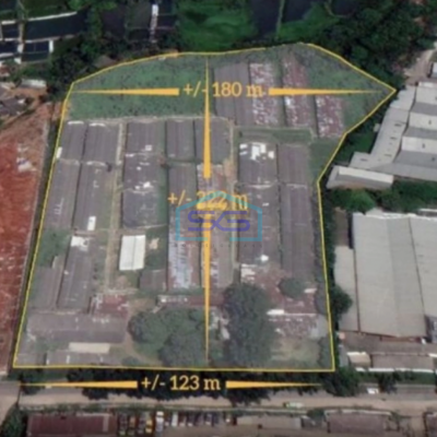Dijual Tanah Lahan Industri Strategis LT 3,2 Ha Di Gunung Sindur Bogor