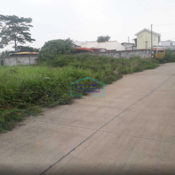 Dijual Tanah Kav Tanah Pergudangan Lokasi di Cinangka Depok LT 1000m2-1