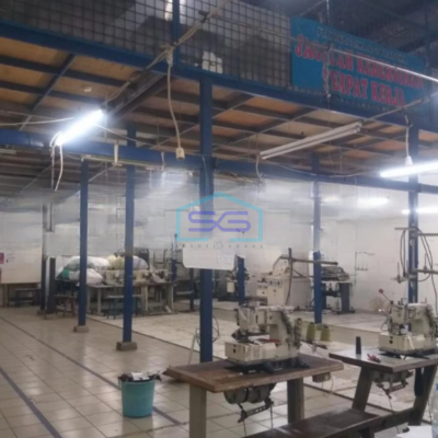 Disewakan Gudang Luas Bangunan 850 m² Lokasi Bebas Banjir di Cikunir Bekasi