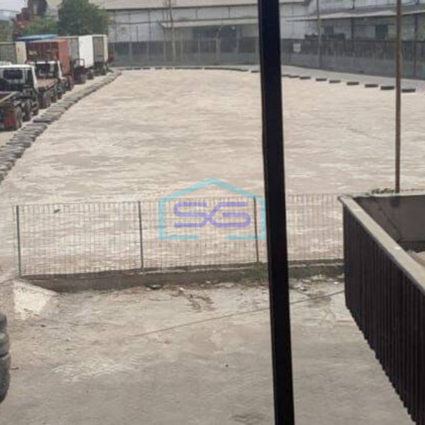 Disewakan tanah industri full paving di Margomulyo greges Surabaya Jawa timur-1