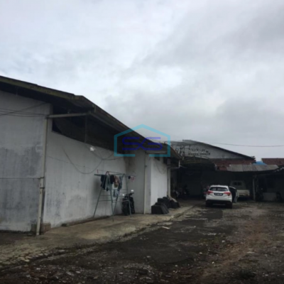 Dijual Murah Gudang Hitung Tanah Jl. Pesantren Cimahi Bandung Luas Tanah 2200m2