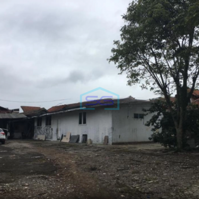 Dijual Murah Gudang Hitung Tanah Jl. Pesantren Cimahi Bandung Luas Tanah 2200m2