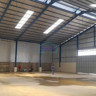 Disewakan Gudang Luas Bangunan  720 m² Akses Container 40 Feet di Legok Tangerang