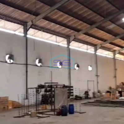 Disewakan Gudang Luas Bangunan  2.016 m² di Jurumudi Tangerang