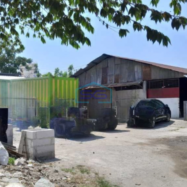 Disewakan Gudang Akses Container Luas Bangunan 400 m² Lokasi Jurumudi Tangerang-1