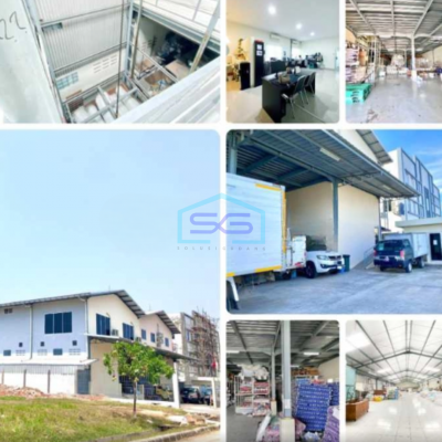 Disewakan Gudang 3 Lantai Luas Tanah  297 m² Lokasi di Batu Ceper Tangerang