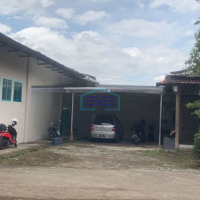 Dijual Gudang Luas Bangunan  700 m² Lokasi Strategis Bebas Banjir di Jatinagor Sumedang