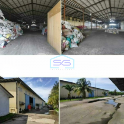 Dijual Gudang + Kantor Siap Pakai di Zona Pergudangan Mauk Tangerang Siap Huni LT 50000m2