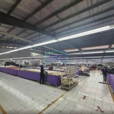 Dijual Pabrik Garment Jatiluhur Purwakarta Jawa Barat Siap Huni LT 20000m2