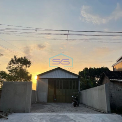 Disewakan Gudang Bersih Strategis Siap Beroperasi Mlati Sleman Yogyakarta LB 360m2