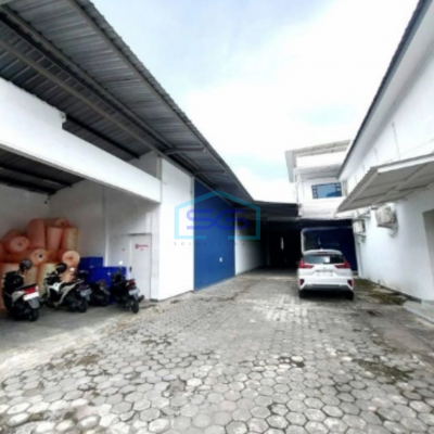 Dijual Gudang Bersih & Kantor Siap Pakai Mlati Sleman Yogyakarta LT 2175m2