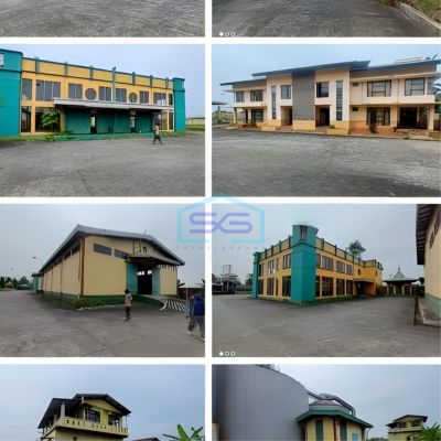 Dijual Murah Pabrik Luas Tanah  52077 m² Lokasi Bebas Banjir di Karawang