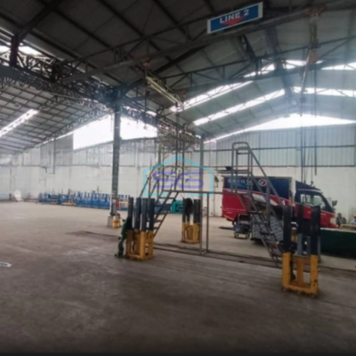 Dijual Pabrik Ada Kantor Luas Bangunan  2282 m² Lokasi Bebas Banjir di Cibinong Bogor