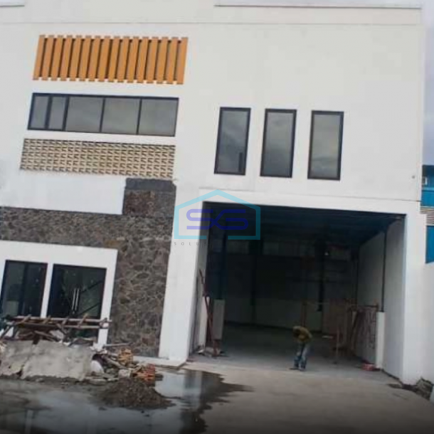 Disewakan Gudang Siap Pakai Bangunan Baru Siap Pakai 1,5 Lantai Bantar Gebang Bekasi Luas Bangunan  1200 m²-1