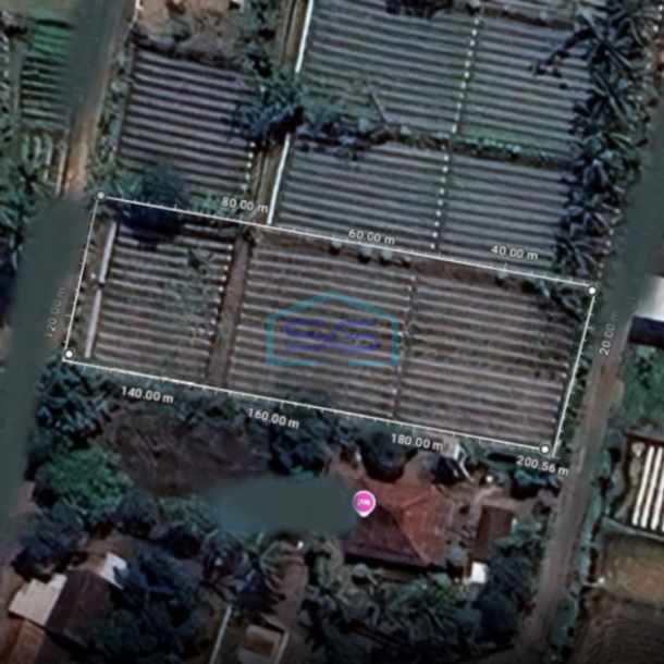 Dijual Tanah Sawah Coock Untuk Villa Di Candibinangun  Pakem Sleman Luas Tanah 1980 m²-1