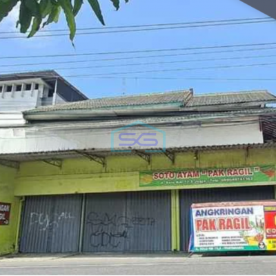 Dijual Ruko Di Jl Raya Jogja Solo, Berbah, Sleman Luas Bangunan 160 m²