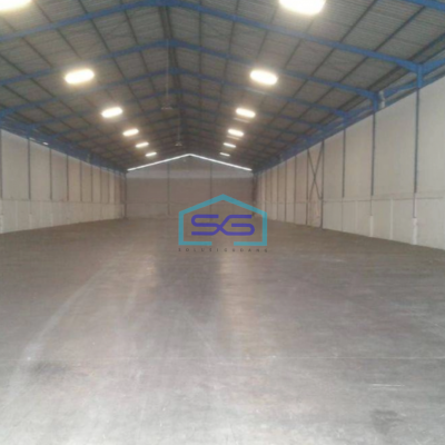 Disewakan Gudang Akses Container 20 Feet di Cikupa Tangerang Luas Bangunan  1600 m²
