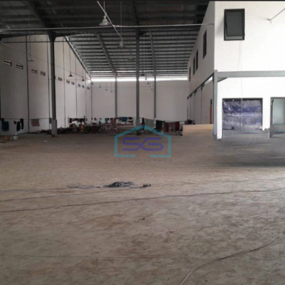 Disewakan Gudang Ada Kantor Luas Bangunan 660 m² di Sepatan Tangerang