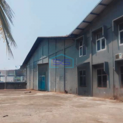 Dijual Gudang Ada Kantor Luas Tanah  6500 m² Lokasi Pasar Kemis Tangerang