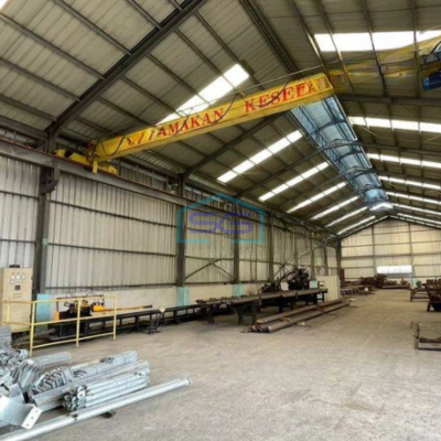 Dijual Gudang Ada Kantor Luas Bangunan  3215 m² di Curug Tangerang